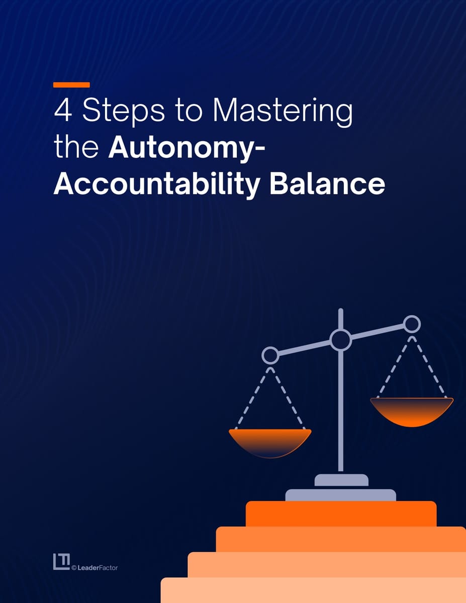 4 Steps to Mastering the Autonomy-Accountability Balance cover